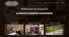 Desktop Screenshot of konturart.de