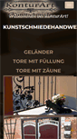 Mobile Screenshot of konturart.de